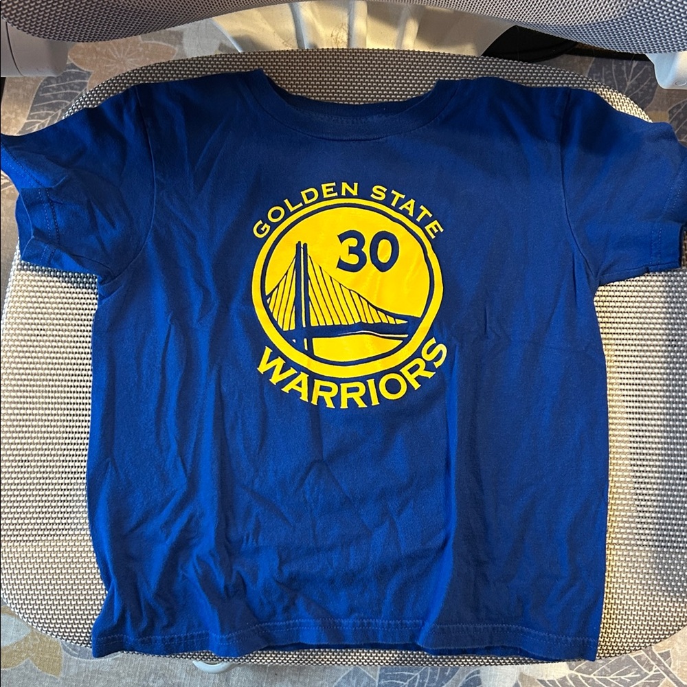 NBA Golden State Warriors Kids Blue and Yellow Tee